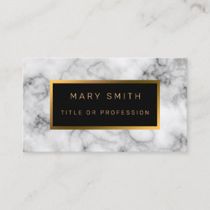 Luxury Elegant Black Gold Business Card