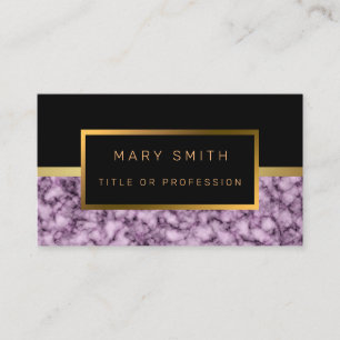 Luxury Elegant Black Gold Business Card