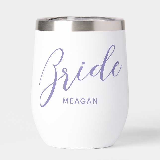 Luxury Elegant Bride's Personalised Stainless (Back)