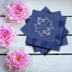 Luxury Elegant Decorative Foil Napkins