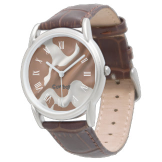 Luxury Elegant Faux Cow Leather Modern Collection Watch