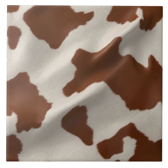 Luxury Elegant Faux Cow Leather Popular Collection Tile (Front)