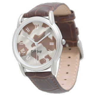 Luxury Elegant Faux Cow Leather Popular Collection Watch