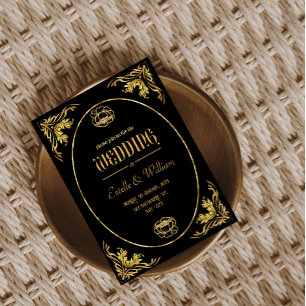 Luxury Elegant Invitation Wedding Cards