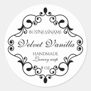 Luxury elegant soap handmade label business