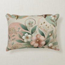 Luxury elegant Soft Pastel Floral with Bees