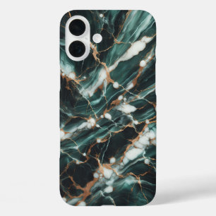 Luxury Emerald Green Marble Phone Case - Elegant 
