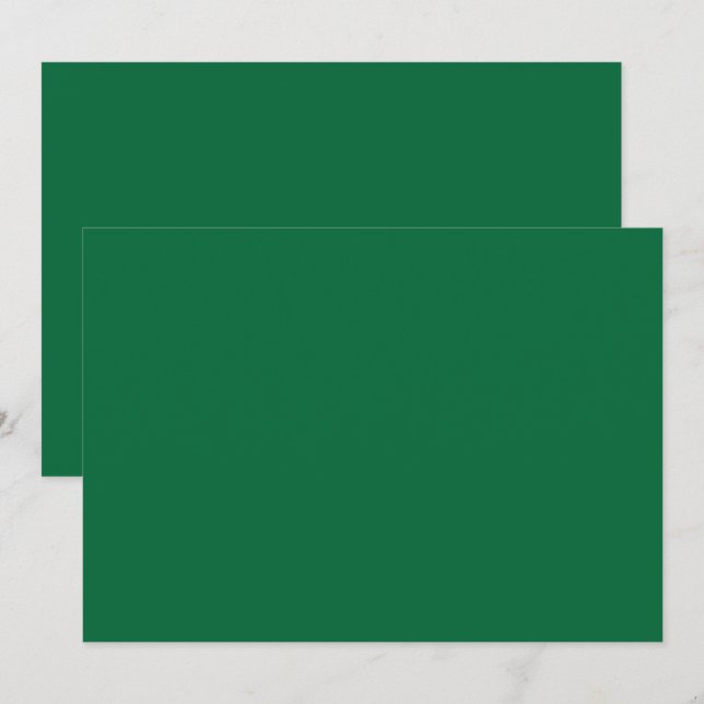 Luxury Emerald Green Minimalist Event Invitations (Front/Back)