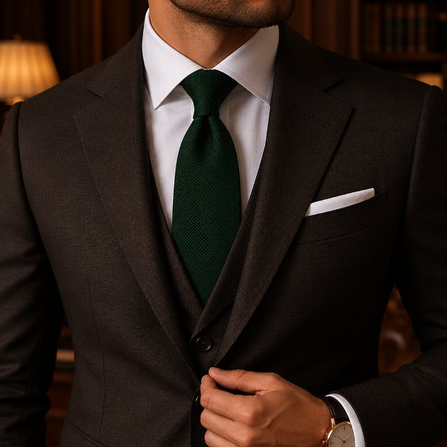Luxury Emerald Green Textured Tie (Creator Uploaded)