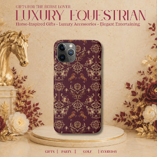 Luxury Equestrian Horse Print Personalised Case-Mate iPhone Case
