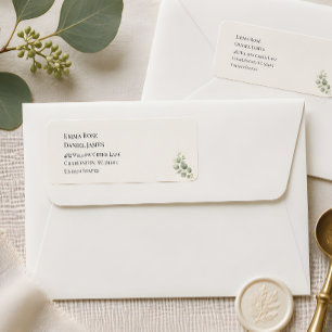 Luxury Eucalyptus Greenery Return Address 