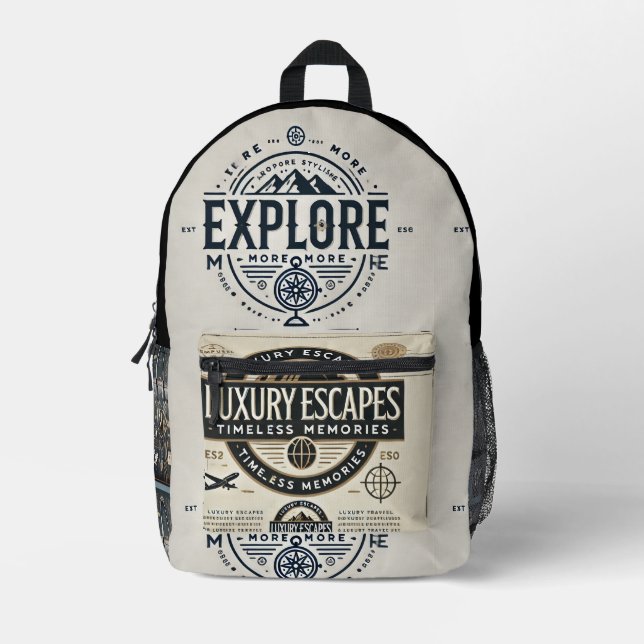 Luxury Explorer Travel Backpack (Front)