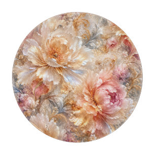 Luxury Fantasy Blooms Cutting Board