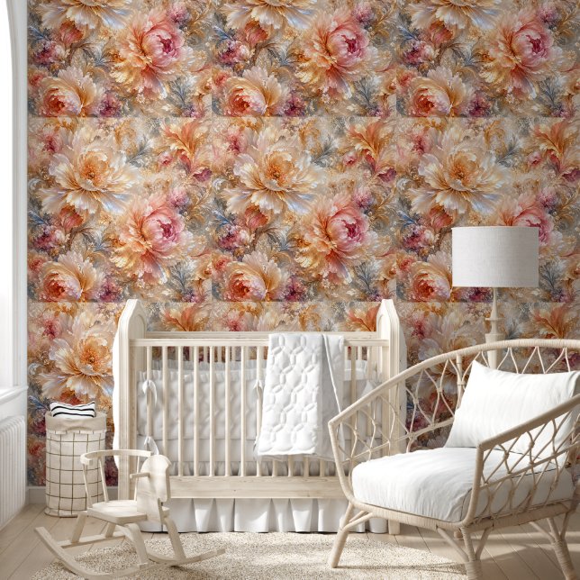 Luxury Fantasy Blooms Wallpaper (Kids)