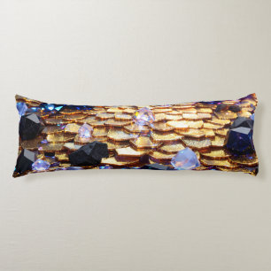 Luxury Fantasy Gemstone Abstract Body Cushion