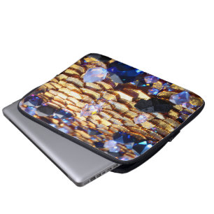 Luxury Fantasy Gemstone Abstract Laptop Sleeve