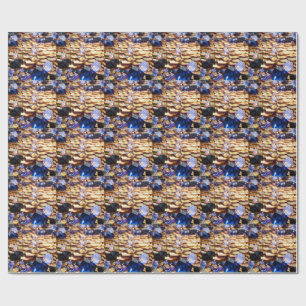 Luxury Fantasy Gemstone Abstract  Wrapping Paper