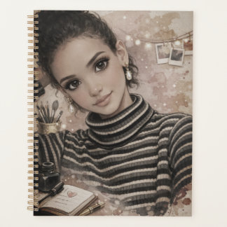 Luxury Fashion Doll– Porcelain Style Ilustration Planner