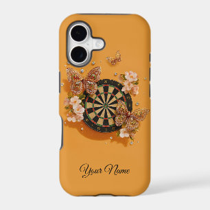 Luxury Floral Darts Board iPhone / iPad case
