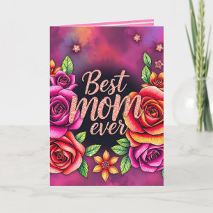 Luxury Floral Modern Gift Collection Card