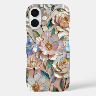 Luxury Floral Stained Glass Phone Case Pastel