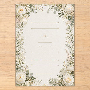 Luxury Floral Wedding Invitation