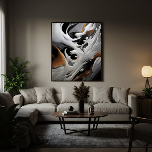 Luxury Fluid Art Canvas Print