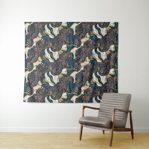 Luxury Fluid Marble Pattern Design 2 Tapestry