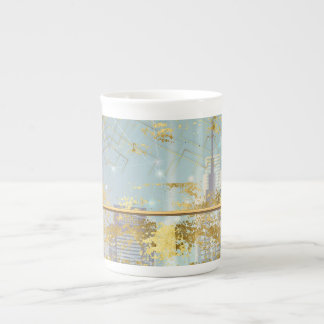 Luxury Foil Easter Card Bone China Mug