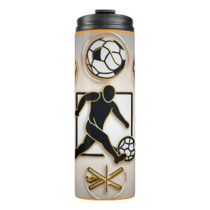 "Luxury Football Style" Thermal Tumbler