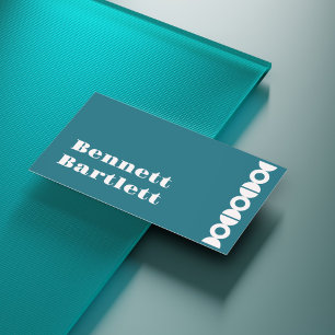 Luxury Geometric Business Card with Custom Name