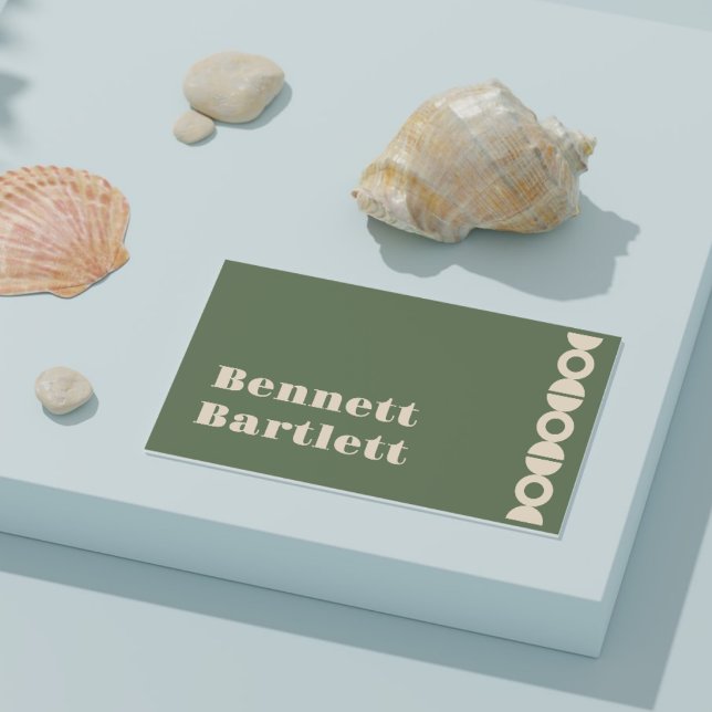 Luxury Geometric Business Card with Custom Name  (Creator Uploaded)
