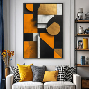 Luxury Geometric Composition Poster