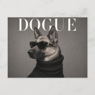 Luxury German Shepherd Dog Portrait Postcard