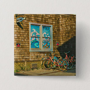 Luxury gifts for cyclists 15 cm square badge