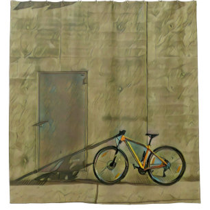 Luxury gifts for cyclists shower curtain