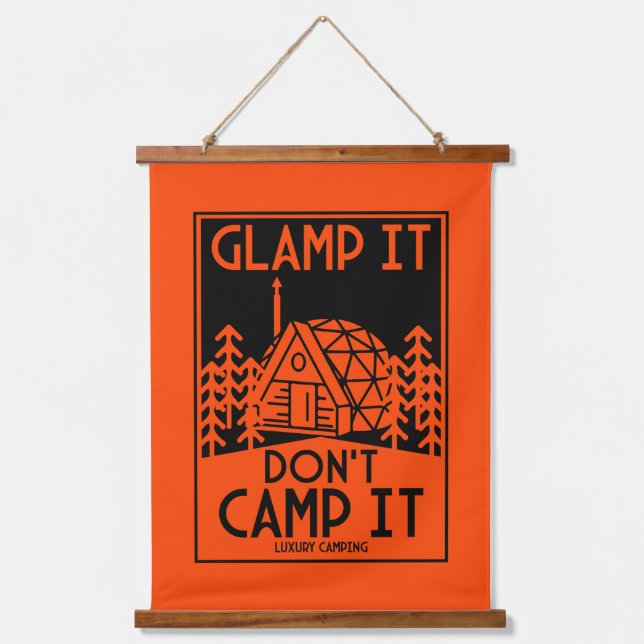 Luxury Glamping Hanging Tapestry (Front)