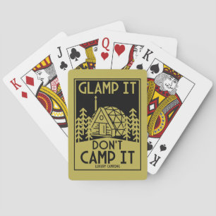 Luxury Glamping Playing Cards