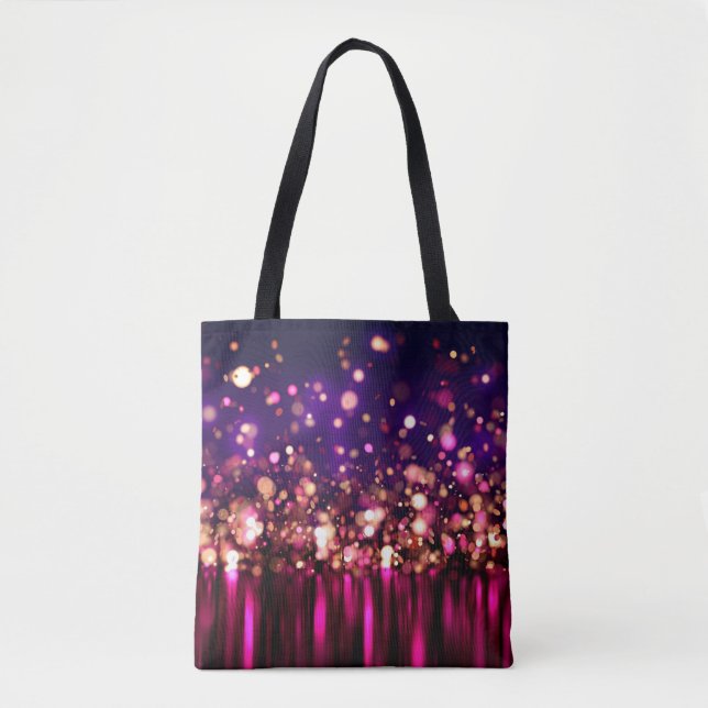 Luxury glitter background with glow. tote bag (Front)