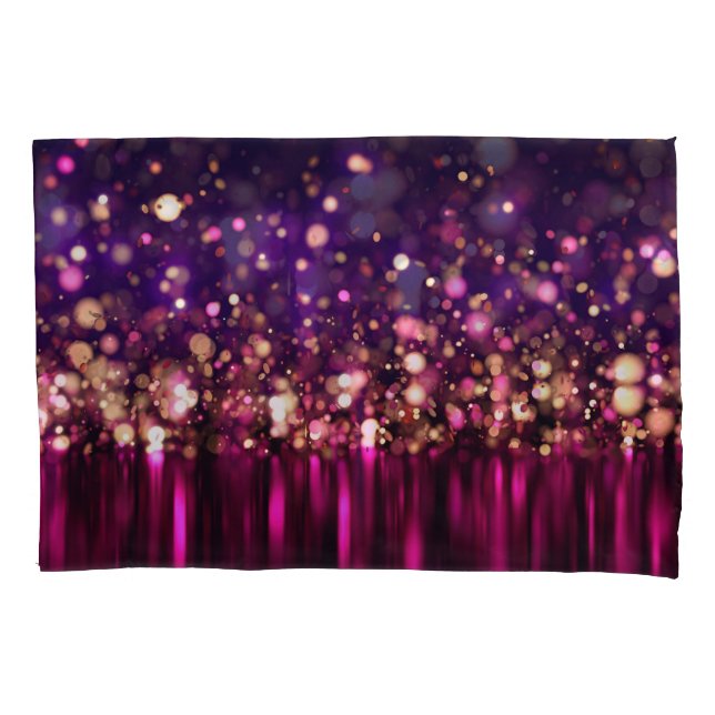 Luxury Glitter Glow 3D Background. Pillowcase (Front)