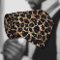 Luxury Glitter Gold Brown Black Leopard Pattern