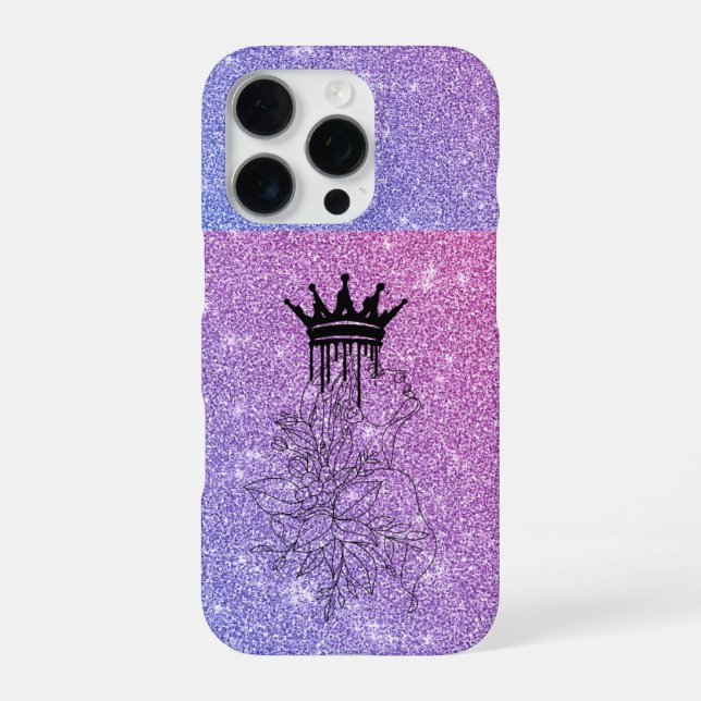 Luxury Glitter iPhone Case (Back)