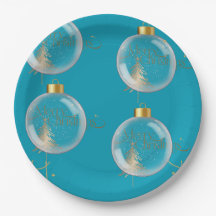Luxury Gold and Blue Christmas