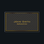 Luxury Gold Border Mathematician Business Card<br><div class="desc">Luxury Gold Border Mathematician Business Card.</div>