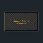 Luxury Gold Border Mathematician Business Card<br><div class="desc">Luxury Gold Border Mathematician Business Card.</div>