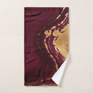 Luxury Gold Burgundy Popular Collection Bath Towel Set