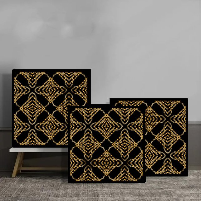 Luxury Gold Chain Geometric Pattern Tile (Creator Uploaded)