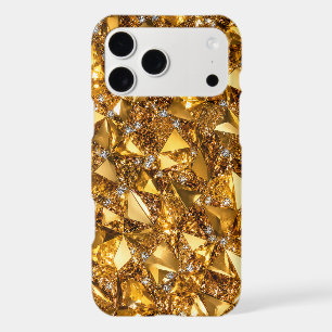 Luxury Gold Crystal iPhone 17 Pro Max Art Case