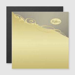 Luxury gold decorative on gold & silver, Monogram