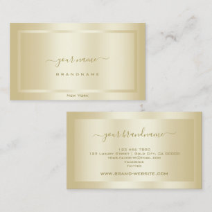 Luxury Gold Effect Colours Professional and Modern Business Card